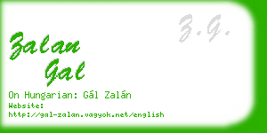 zalan gal business card