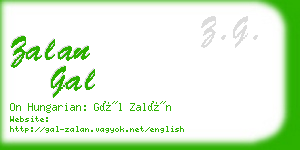 zalan gal business card